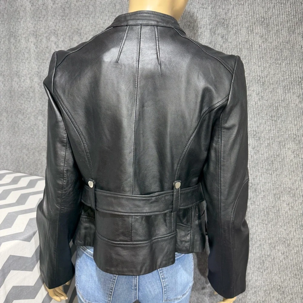 Arden B Moto Leather Jacket - Picture 15 of 16